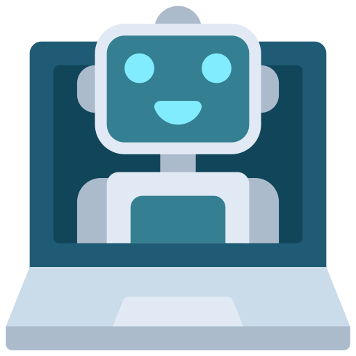 asistente de robot icono gratis