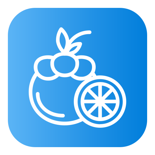 mangostán icono gratis