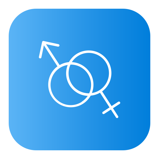 Gender Generic Flat Gradient icon