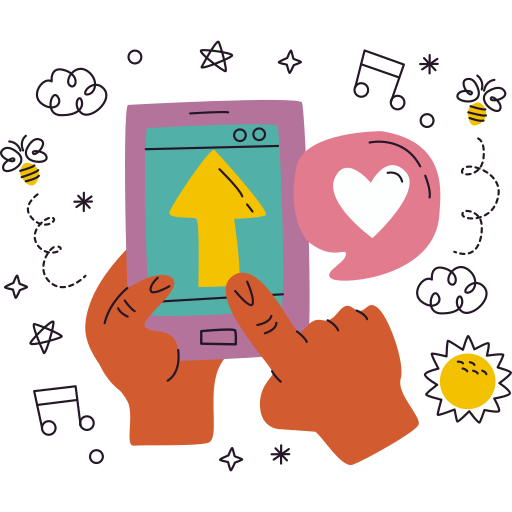 Message free sticker