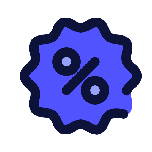 descuento icono gratis