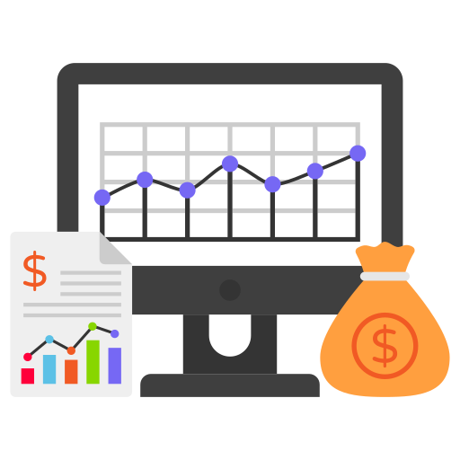 gráfico de crecimiento icono gratis