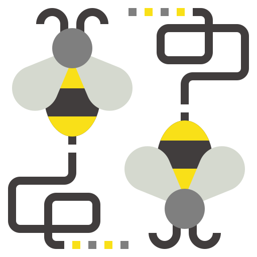 Bees free icon Bees free icon
