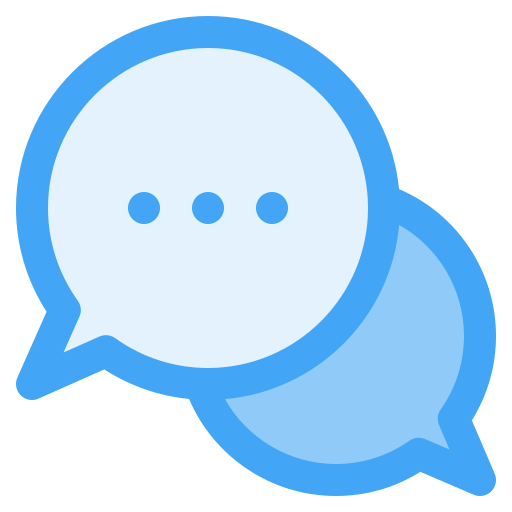 Communication Generic Blue icon