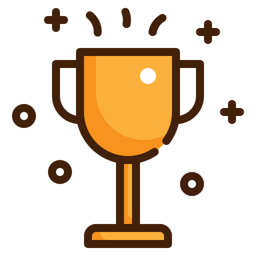 Trophy Generic Outline Color icon