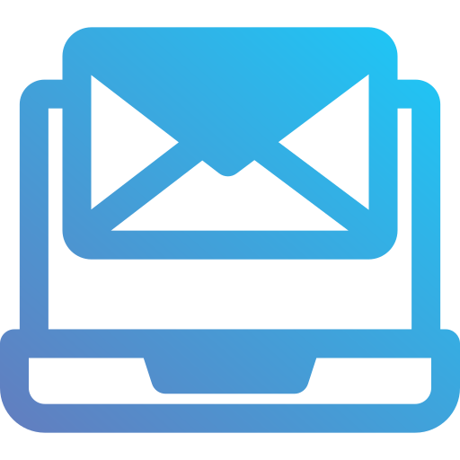 Email Generic Outline Gradient icon