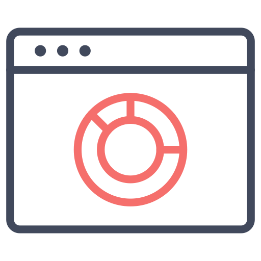 gráfico circular icono gratis