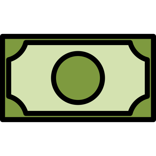 Banknote Generic Outline Color icon