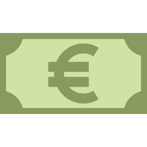 euro icono gratis