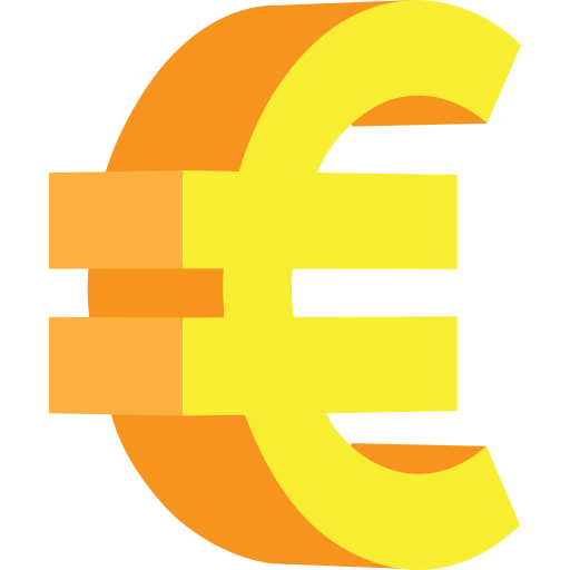 euro icono gratis