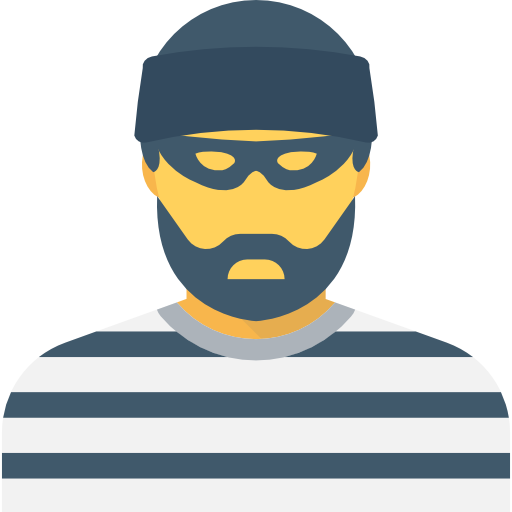 ladrón icono gratis