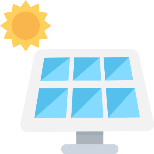 panel solar icono gratis