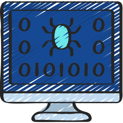 Malware free icon Malware free icon