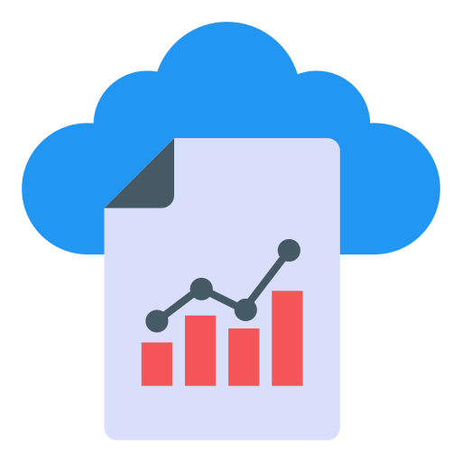 datos en la nube icono gratis