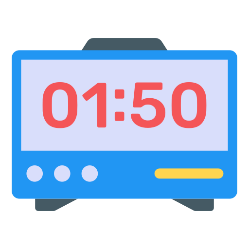 Digital clock - Free electronics icons