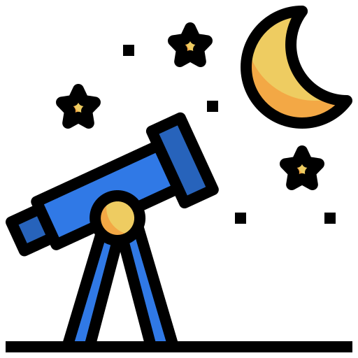 astronomía icono gratis