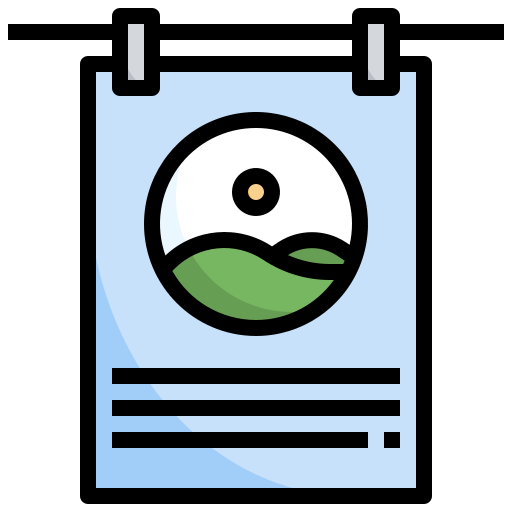 Poster free icon Poster free icon