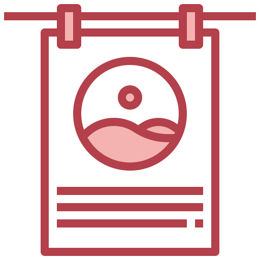 Poster free icon