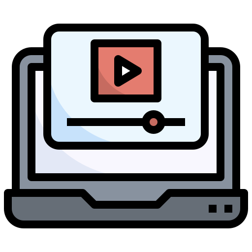 reproductor de video icono gratis