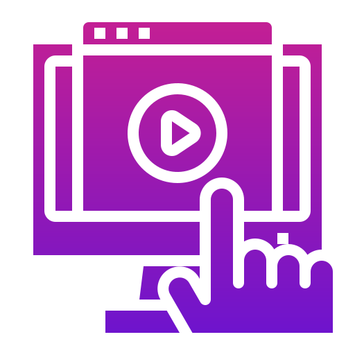 reproductor de video icono gratis