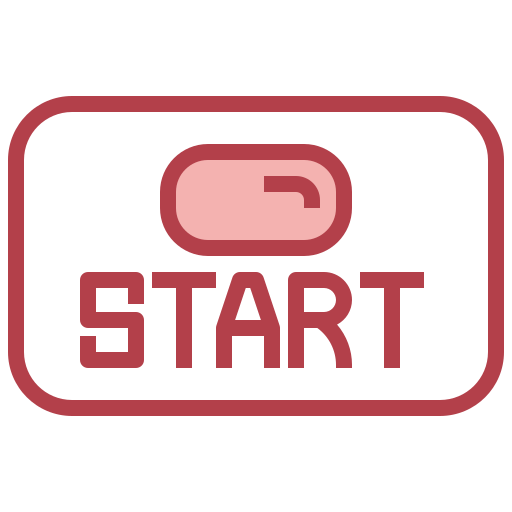 Start button Surang Red icon