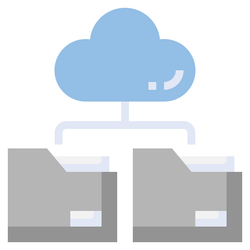 almacenamiento en la nube icono gratis