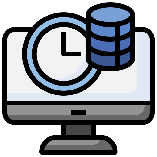 Database Management Surang Lineal Color Icon 9133