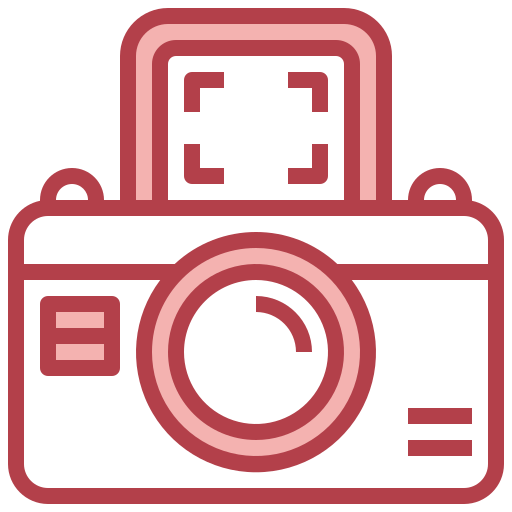 Photo camera Surang Red icon