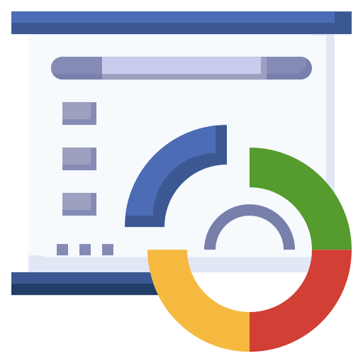 visualización de datos icono gratis