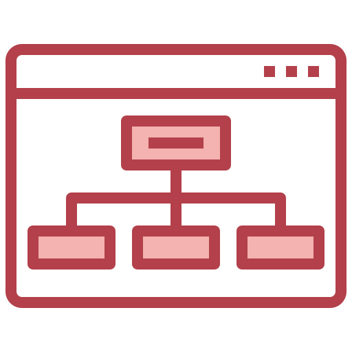 diagrama de flujo icono gratis