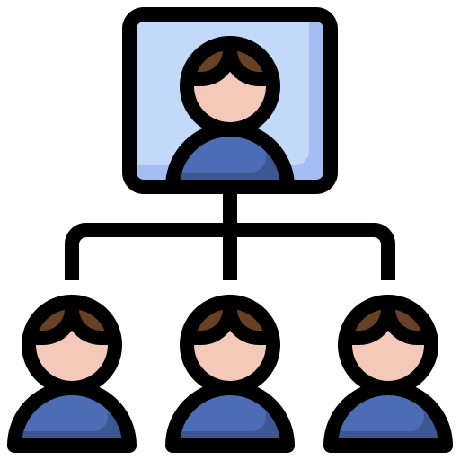 Icono De Diagrama De Flujo Surang Lineal Color