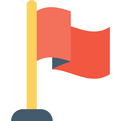 Flag free icon Flag free icon
