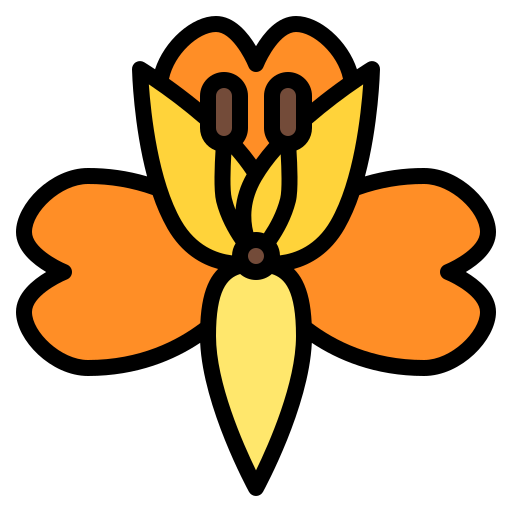 Alstroemeria  free icon