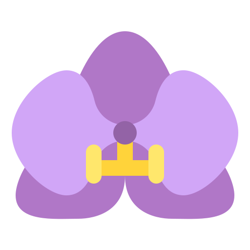 orquídea icono gratis