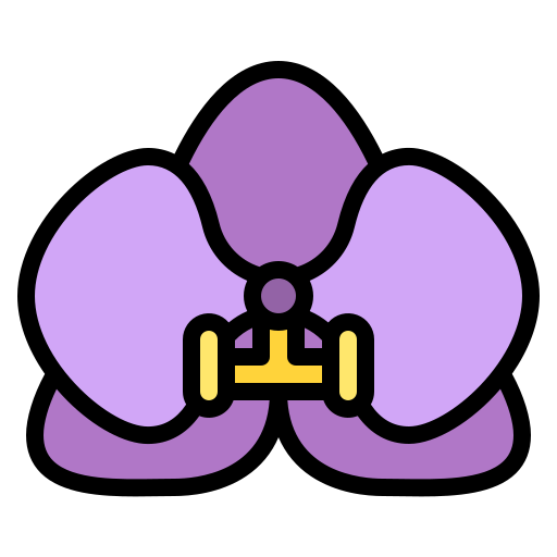 orquídea icono gratis