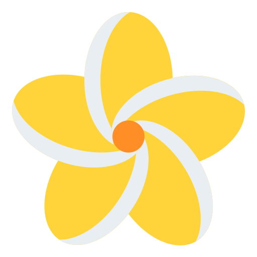 plumeria icono gratis