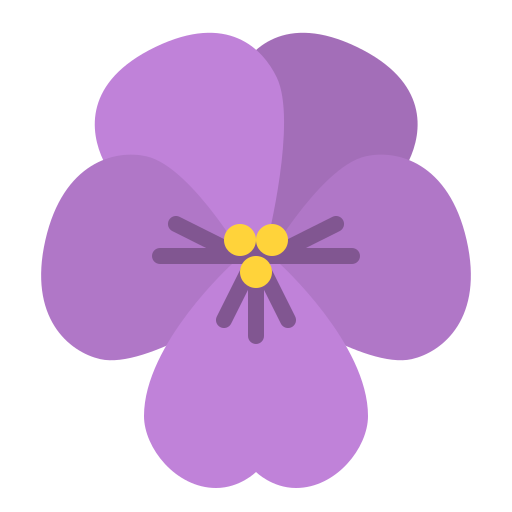 violeta icono gratis