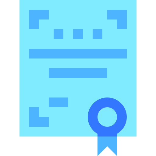 licencia icono gratis