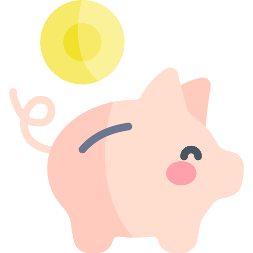 Piggy bank  free icon