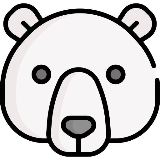 oso polar icono gratis