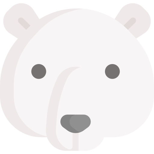 oso polar icono gratis