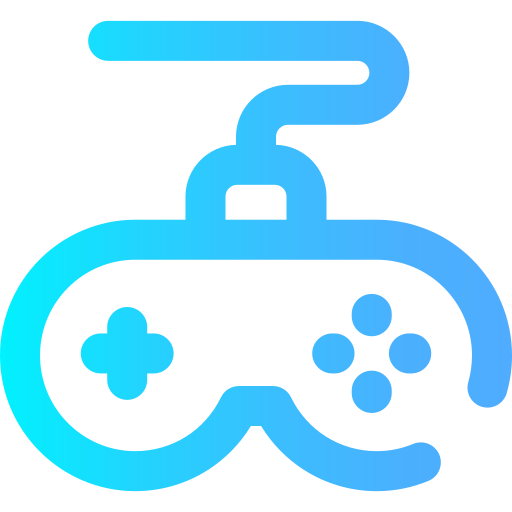 Joystick Super Basic Omission Gradient icon