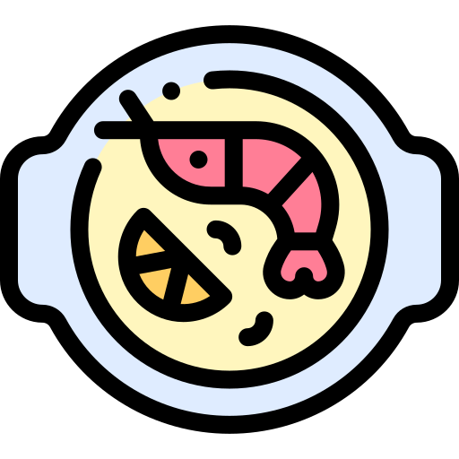 Tom yum goong Detailed Rounded Lineal color icon