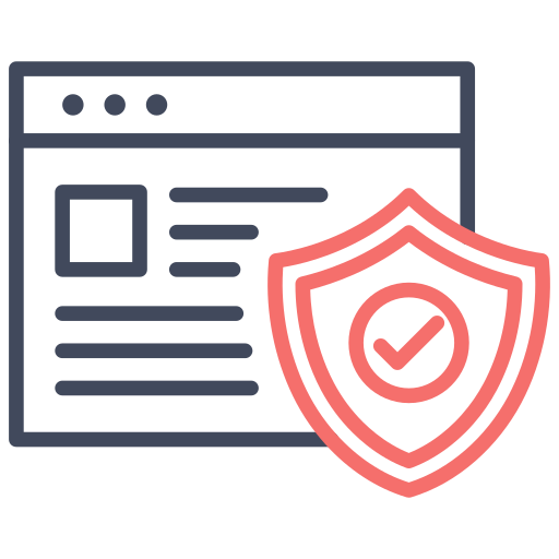 seguridad web icono gratis