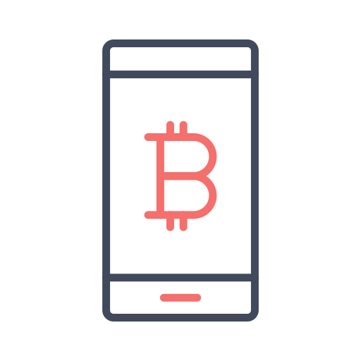 Bitcoin Generic Outline Color icon