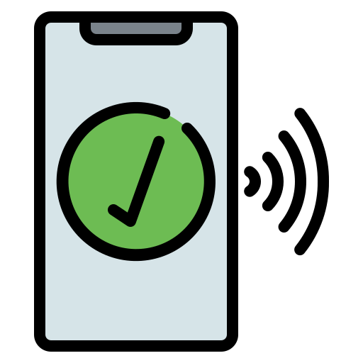 sin contacto icono gratis