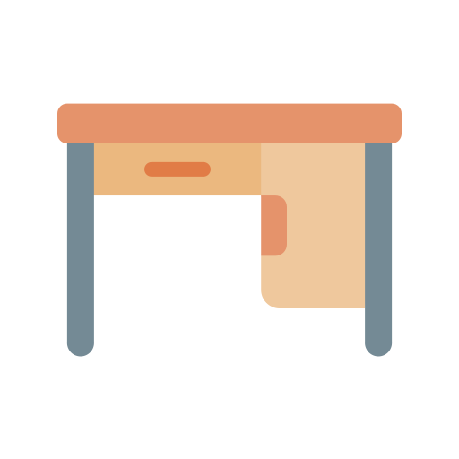 Desk Generic Flat icon