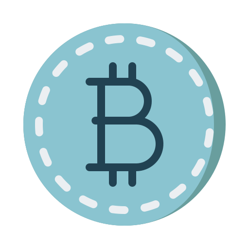 Bitcoin Generic Blue Icon