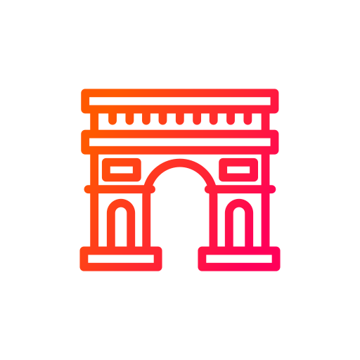 arco del triunfo icono gratis