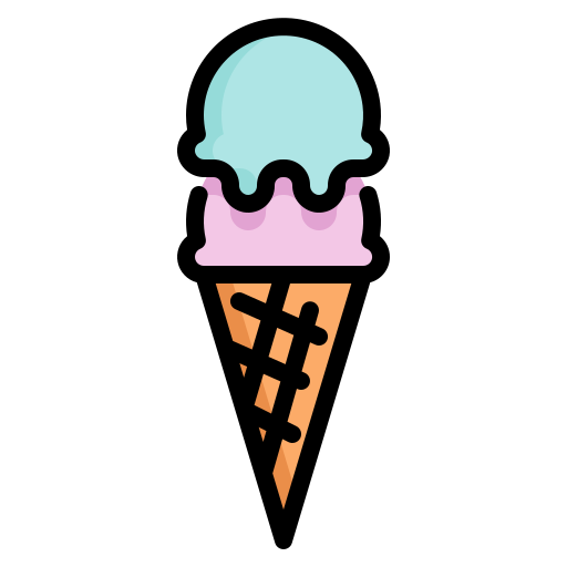 Ice cream Generic Outline Color icon